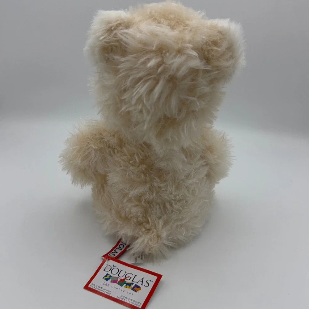 Douglas Cuddle Toy Brulee Cream Bear Shaggy Teddy Retired Plush Collectible NWT